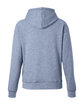 J America Ladies' Electric Fleece Hooded Sweatshirt electric midnght OFBack