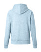 J America Ladies' Electric Fleece Hooded Sweatshirt electric sky OFBack