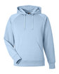 J America Unisex Apex Fleece Hooded Sweathirt ice blue OFFront