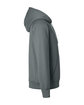 J America Unisex Apex Fleece Hooded Sweathirt steel OFSide