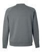 J America Unisex Apex Fleece Sweatshirt steel OFBack