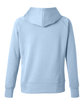 J America Ladies' Apex Fleece Hooded Sweatshirt ice blue OFBack