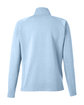 J America Ladies' Apex Fleece Quarter-Zip ice blue OFBack