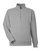 J America Unisex Element Fleece Quarter-Zip grey OFFront