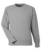 J America Unisex Element Fleece Sweatshirt grey OFFront