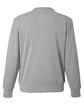 J America Unisex Element Fleece Sweatshirt grey OFBack