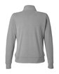 J America Ladies' Element Fleece Quarter-Zip grey OFBack