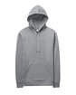 Alternative Adult Eco Cozy Fleece Pullover Hooded Sweatshirt heather grey OFFront