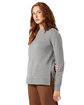 Alternative Ladies' Eco Cozy Fleece Sweatshirt heather grey ModelQrt