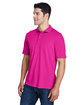 CORE365 Men's Origin Performance Piqu Polo bright magenta ModelQrt