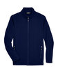 CORE365 Men's Cruise Two-Layer Fleece Bonded SoftShell Jacket classic navy FlatFront