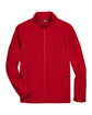 CORE365 Men's Cruise Two-Layer Fleece Bonded SoftShell Jacket classic red FlatFront