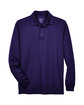 CORE365 Men's Pinnacle Performance Long-Sleeve Piqu Polo campus purple FlatFront