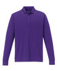 CORE365 Men's Pinnacle Performance Long-Sleeve Piqu Polo campus purple OFFront