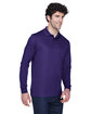 CORE365 Men's Pinnacle Performance Long-Sleeve Piqu Polo campus purple ModelQrt