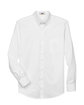 CORE365 Men's Operate Long-Sleeve TwillShirt white FlatFront