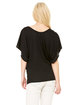 Bella + Canvas Ladies' Flowy Draped Sleeve Dolman T-Shirt  ModelBack