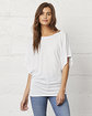 Bella + Canvas Ladies' Flowy Draped Sleeve Dolman T-Shirt  Lifestyle