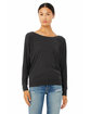 Bella + Canvas Ladies' Flowy Long-Sleeve Off Shoulder T-Shirt  