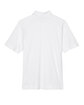 North End Men's Recycled Polyester Performance Piqu Polo white FlatBack