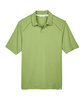 North End Men's Recycled Polyester Performance Piqu Polo cactus green FlatFront