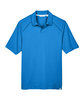 North End Men's Recycled Polyester Performance Piqu Polo lt nautical blu FlatFront