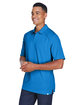 North End Men's Recycled Polyester Performance Piqu Polo lt nautical blu ModelQrt