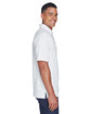 North End Men's Recycled Polyester Performance Piqu Polo white ModelSide