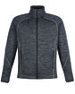 North End Men's Flux Mlange Bonded Fleece Jacket  OFFront