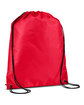 Liberty Bags ValueDrawstring Backpack red ModelQrt