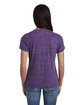 Jerzees Ladies' Snow Heather V-Neck T-Shirt purple snow hth ModelBack