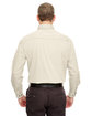 UltraClub Adult Cypress Long-Sleeve Twill with Pocket natural ModelBack