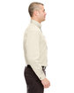 UltraClub Adult Cypress Long-Sleeve Twill with Pocket natural ModelSide