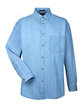 UltraClub Men's Tall Cypress Denim withPocket light blue OFFront