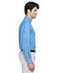 UltraClub Men's Tall Cypress Denim withPocket light blue ModelSide