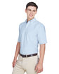 UltraClub Men's Classic Wrinkle-Resistant Short-Sleeve Oxford blue/ white ModelQrt