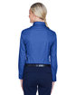 UltraClub Ladies' Whisper Twill royal ModelBack