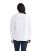 Next Level Apparel Unisex Santa Cruz Sweatshirt white ModelBack