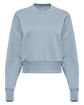 Next Level Apparel Ladies' Heavyweight Sweatshirt stonewash denim OFFront