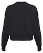 Next Level Apparel Ladies' Heavyweight Sweatshirt black OFBack