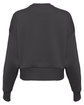 Next Level Apparel Ladies' Heavyweight Sweatshirt graphite black OFBack