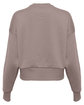 Next Level Apparel Ladies' Heavyweight Sweatshirt shitake OFBack