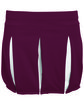 Augusta Sportswear Ladies' Liberty Skirt maroon/white ModelBack