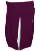 Augusta Sportswear Girls' Liberty Skirt maroon/white ModelSide