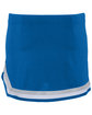Augusta Sportswear Girls' Pike Skirt ryl/ wh/ mtl slv ModelBack