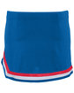 Augusta Sportswear Girls' Pike Skirt royal/ red/ wht ModelBack