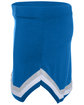 Augusta Sportswear Girls' Pike Skirt ryl/ wh/ mtl slv ModelSide