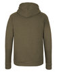 Next Level Apparel Unisex Malibu Pullover Hooded Sweatshirt hthr militry grn OFBack