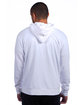 Next Level Apparel Adult Sueded French Terry Pullover Sweatshirt white ModelBack