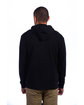 Next Level Apparel Adult Sueded French Terry Pullover Sweatshirt black ModelBack